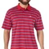 Wrangler Red White And Blue Striped Polo
