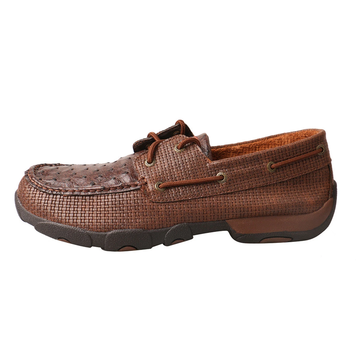 Twisted X Men's Brown Ostrich Shoe 2 Twisted X Men's Brown Ostrich Shoe - Image 2