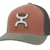 Hooey Rust/Gry Coach Cap