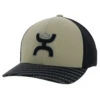 Hooey Solo III Tan/Black Logo Cap