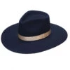 Twister Navy Felt Fedora