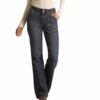 Rock & Roll Cowgirl Jr. Fit High Rise Dark Wash Trouser