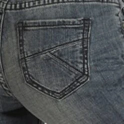 Rock & Roll Cowgirl Boot Cut Jr. Mid Rise Trouser -Western cowboy W8M1710 p