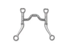 Myler Flat Shank With Sweet Iron Ported Barrel MB 33