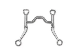 Myler Flat Shank With Sweet Iron Ported Barrel MB 33 1 Myler Flat Shank With Sweet Iron Ported Barrel MB 33