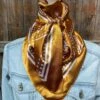 Mustard & White Paisley Wild Rag