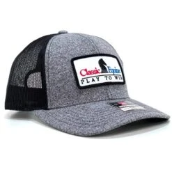 Classic Equine Black And Heather Logo Cap