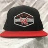Western Edge Black And Red Logo Cap