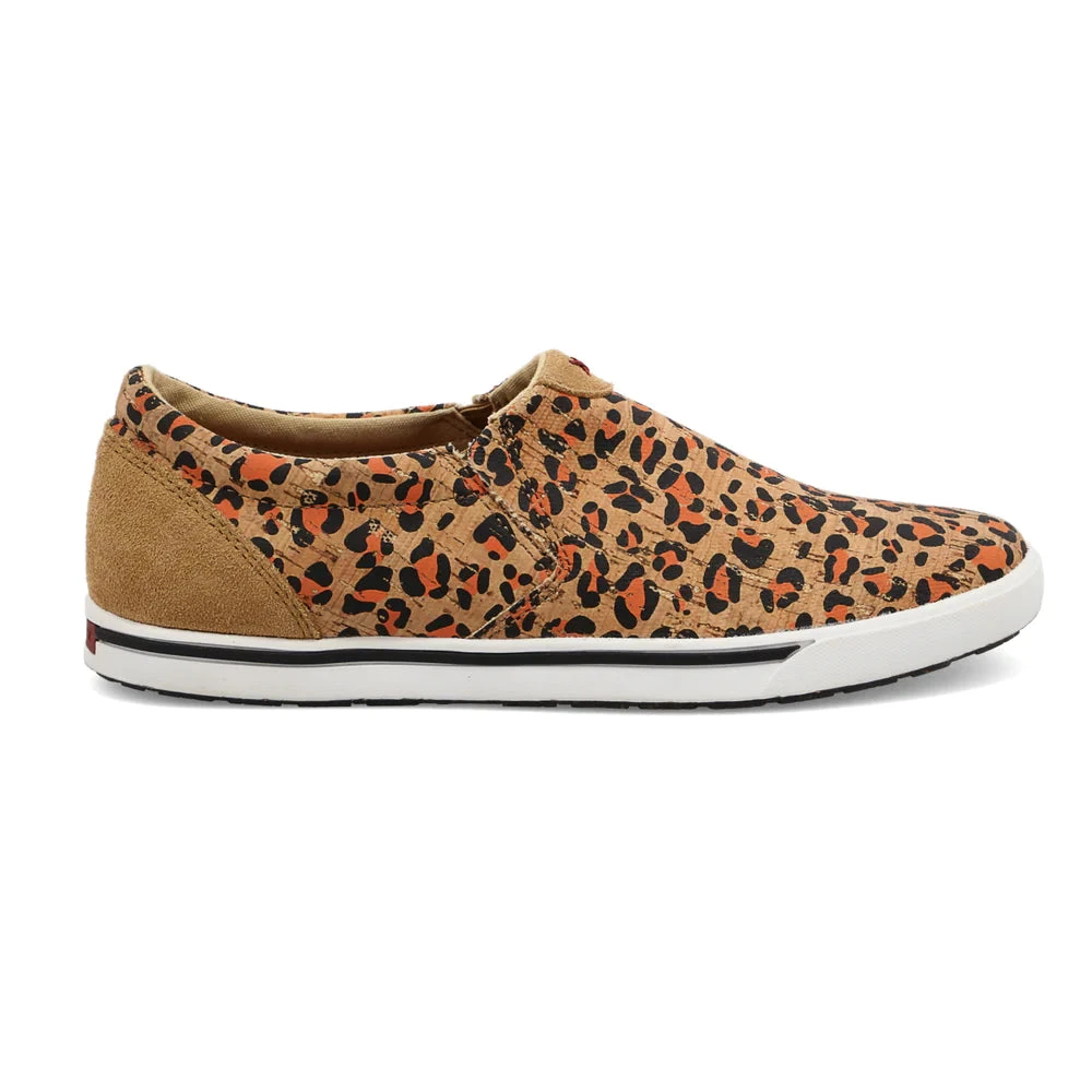 Twisted X Women's Cheetah And Cork Slip-On Shoe 2 Twisted X Women's Cheetah And Cork Slip-On Shoe - Image 2