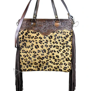 American Darling Cheetah Tooled Handbag 1 American Darling Cheetah Tooled Handbag