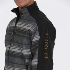 Cinch Black Bonded Jacket 6 Cinch Black Bonded Jacket -Western cowboy mwj1063004 3 390 detail