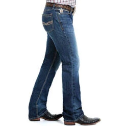 Cinch Ian Dark Stone Jean -Western cowboy side f364fe1a bec6 494c 9c3f f9e1a1ccb6b1