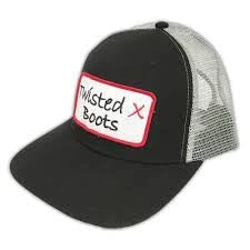 Twisted X Black And Grey Cap